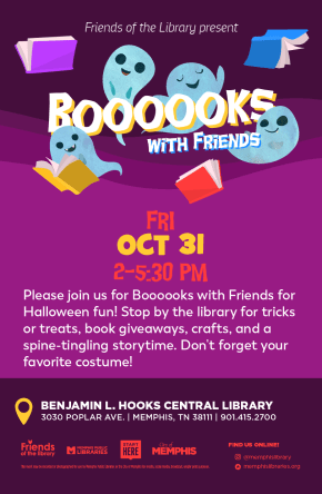 Boooooks with Friends Central Boooooks with Friends Central flyer