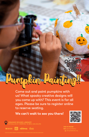 Pumpkin Painting  Pumpkin Painting flyer