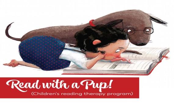 read with a pup flyer for read with a pup
