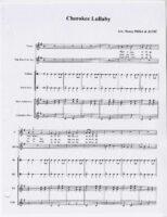 Sheet music for a piece entitled "Cherokee Lullaby", page 1