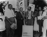Dr. King welcomed at Beale Street Baptist Church