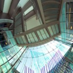 Panoramic of Central Library Landing