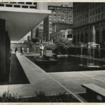 Fountain at the Cossitt Library