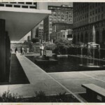 Fountain at the Cossitt Library
