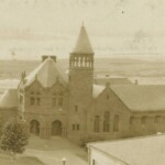 Cossitt Library on the bluff