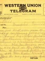 Handwritten draft of a response to allegations that the leader of the pro-suffrage forces in the Tennessee House of Representatives Joe Hanover bribed Harry Burn. Burn was the state representative who cast the deciding vote ratifying the Nineteenth Amendment.