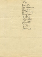 Partial tally of the vote in the House Committee on Constitutional Amendments. McKellar had been invited by suffrage supporters to address the committee. The tally however is incomplete. Only seventeen members out of the actual eighteen are listed, and at least one member listed in the pro-ratification column is incorrect.