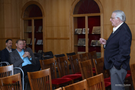Photo of Book Talk at Bookstock 2019.