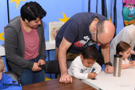 Photo of children;s event at Bookstock 2019.