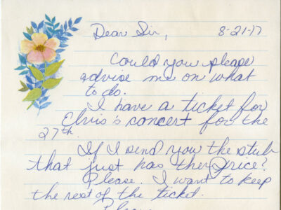 Letter from Patty Hartman