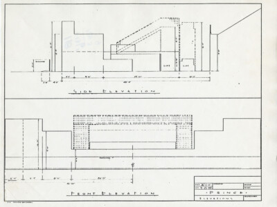 Purple Rain Stage Notes: Front Elevation