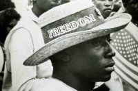 Dig Memphis image of a man wearing a hat that says freedom.
